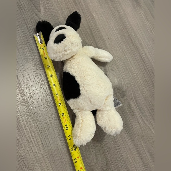 Jellycat London Bashful Cream & Black Puppy Spotted Dog Plush 12" - Picture 8 of 8
